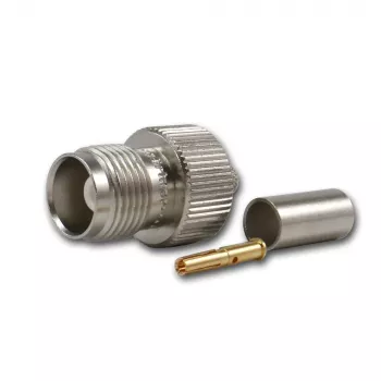 TELEGÄRTNER TNC-hona för RG-58, 50 ohm, crimp/lödning, DC-11 GHz