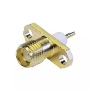 Telegärtner SMA-inbyggnadsjack Z28, guld (standard) - 5 st (J01151A0631)
