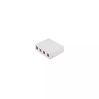 S CONN MAXIMUM CONNECTIVITY keystone-anslutningsdosa, 4 portar, vit 08-10117