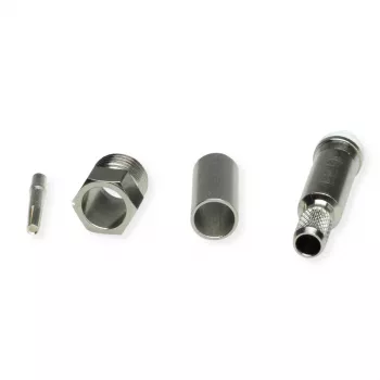 TELEGÄRTNER TEGA J01701A0007Z FME-kabeljack crimp RG58C/U 50 ohm nickel/guld