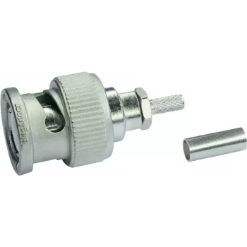 Telegärtner BNC-kabelkontakt crimp G07 / G29 50 ohm, Professional, för RG-316/U och 0,45/1,4, 1 st J01000A1294