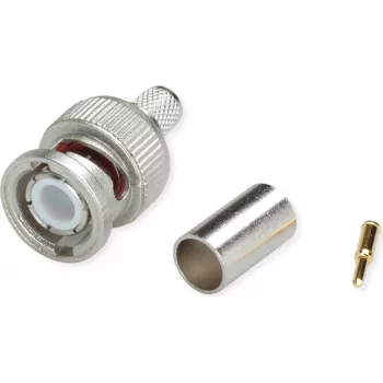 Telegärtner BNC crimpkontakt Professional, 50 ohm, för LMR-240, 5-pack