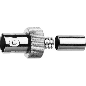 Telegärtner BNC-jack crimpkontakt 75 ohm, crimp/crimp, för kabelgrupp G41 (0,6/2,8-4,7 mm), 5 st J01003A0048