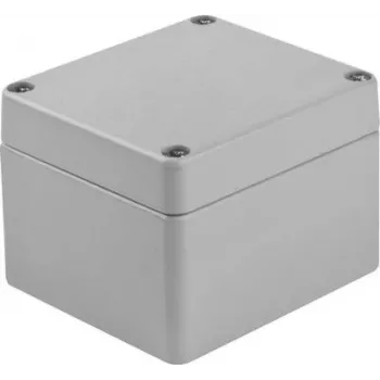 BOPLA universalhölje aluminium silvergrå (RAL 7001) 75 x 80 x 57 A 105 01105000.MT1