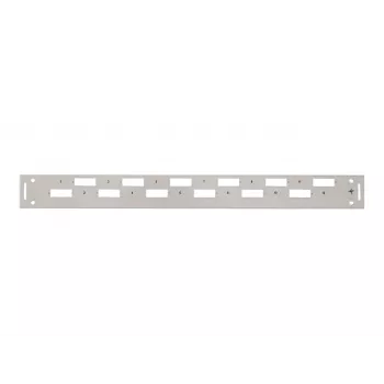 TELEGÄRTNER H02025A0356 1U 19-tums rack-frontlucka, grå RAL 7035