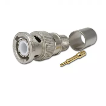 Telegärtner BNC crimp-kabelkontakt, 50 ohm, RG-213/U, 1 st (J01000A0059)