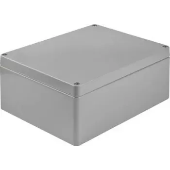 Bopla universalhölje 400 x 310 x 110 mm aluminium silvergrå (RAL 7001) A 175 1175000