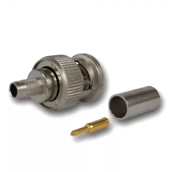 Telegärtner BNC-kabelkontakt crimp G01 50 ohm, crimp/crimp, Standard, A0205, G01 (RG-58 C/U), YR23092 Belden - 1 st (J01000F1255Z)