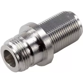 Telegärtner N-typ skottadapter hona-hona 50 ohm IP68 MIL-STD Z10 fläns J01024A0006