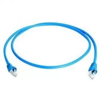 TELEGÄRTNER Cat.6A S/FTP patchkabel, 1,5 m, blå, LSZH, RJ45, 500 MHz L00001A0288