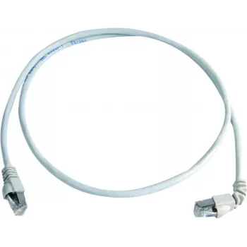 Telegärtner Cat.7 rå kabel MP8 FS 600 LSZH 2,0 m, 1x90-grad nätverkskabel vit 2 m L00001A0164