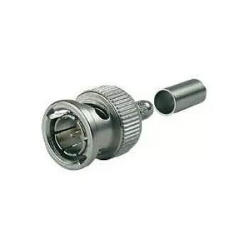 Telegärtner J01002A0058 BNC-kabelkontakt G04, crimp, HDTV, 75 ohm, för RG-179B/U