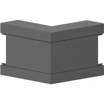 GGK BR 60x130/80-AE ytterhörn 60x130/80 RAL 9005 PVC (12793)