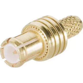 TELEGÄRTNER MCX rak kontakt 50 ohm crimp/löd för RG174/RG188/RG316