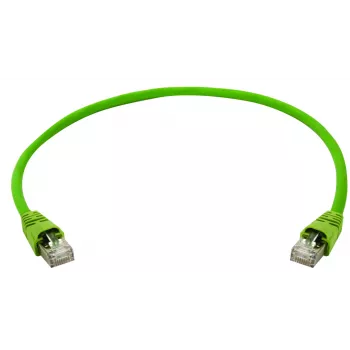 Telegärtner 100008108 CAT 6a SF/UTP patchkabel, RJ45, 0,5 m, grön