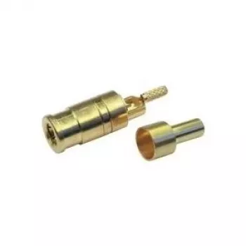 Telegärtner SMB uttag PCB-kontakt, rak, 50 ohm, förgylld