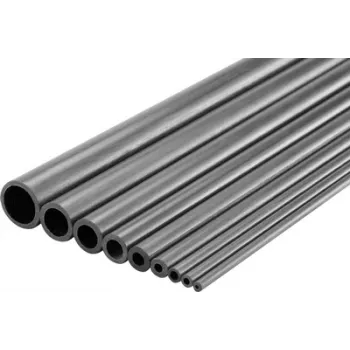 Reely kolfiberrör 2 mm ytterdiameter, 1 mm innerdiameter, 1000 mm längd, 1 st