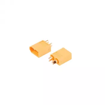 S CONN MAXIMUM CONNECTIVITY SC02-XT60 XT60 kontaktdonpar (hane & hona) 60A högström förgyllda kontakter för RC-modeller, drönare, batterier