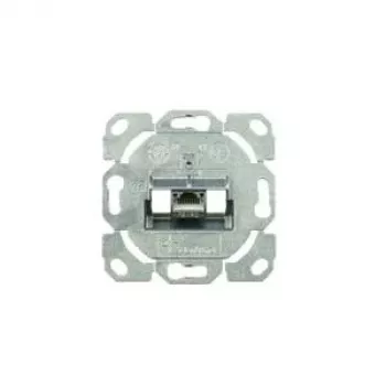 TELEGÄRTNER AMJ-S Cat.6A skärmad RJ45-anslutningsmodul med lock, ren vit J00020A0514