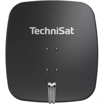 TechniSat SATMAN 65 PLUS parabolantenn – 65 cm, 35,7 dBi förstärkning, HDTV, mastmontage, ljusgrå