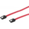 GoodConnections SATA 3 Gb/s-kabel med låsning, 0,5 m, röd 5045-A05