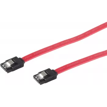 GoodConnections SATA 3 Gb/s-kabel med låsning, 0,5 m, röd 5045-A05