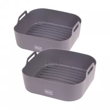 LURCH 2-Piece Silicone Air Fryer Mold Set 17 x 17 cm 00070205
