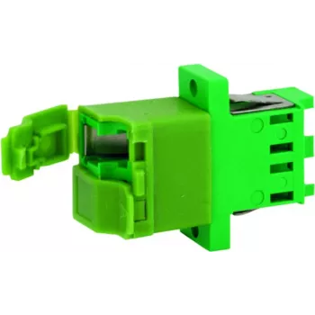 Telegärtner J08071A0028 LC/APC simplexadapter, grön, zirkonhylsa