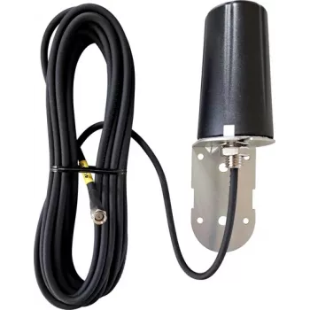 Wittenberg Antennen 5G LTE rundstrålande antenn 2m kabel SMA hane 50 Ohm vägg-/mastmontage (Poly-103547)