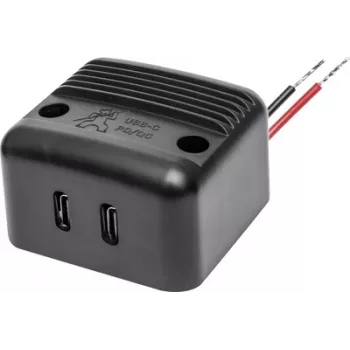 ProCar påbyggnads-Power USB-C dubbeluttag PD/QC 2x 30W 12V/24V (67379000)