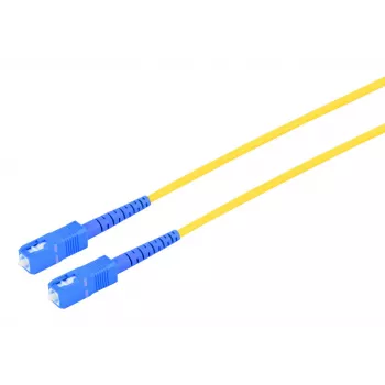 S CONN MAXIMUM CONNECTIVITY SC/SC UPC OS2 singlemode fiberoptisk patchkabel, 9/125µm, gul, 0,5m 07-106012