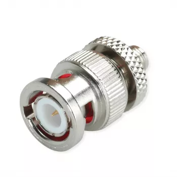 Telegärtner BNC-kontakt till SMA-jack HF-koaxialadapter, 50 Ohm, rak, J01008A0017