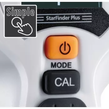 Laserliner StarFinder Plus 080.972E vägg- och balkdetektor med trä-, metall- och spänningsförande AC-kabelledning