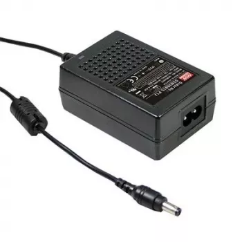 MEAN WELL GSM36B12-P1J 36W medicinskt skrivbordsnätaggregat 12V 3A, Level VI, 2xMOPP, 2,1x5,5mm DC-kontakt