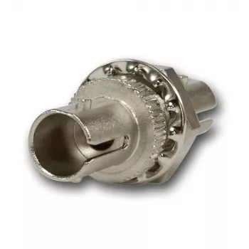 Telegärtner ST multimode simplexkoppling med fosforbronshylsa, metallkåpa, enkelhålsmontering, Z64 J08011A0003