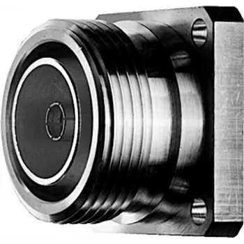 Telegärtner 7-16 DIN honkontakt, panelmontage, 50 ohm, silver