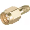 Telegärtner SMA-kabelkontakt crimp/löd G05 (RG-223/U, RG-142 B/U), guld, 50 Ohm, DC-18 GHz J01150A0031