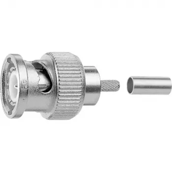 Telegärtner BNC-kontakt crimpkoppling 75 Ohm Professional-serien för koaxialkabel J01002A0073
