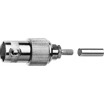 Telegärtner BNC-kabeljack crimp G03 50 Ohm, crimp/crimp, A2913, G03 (RG178 B/U) - 1 st (J01001B0060)