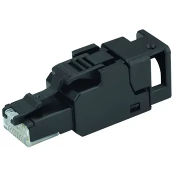 TELEGÄRTNER UFP8 Cat.6A fältmonterbar RJ45-kontakt, T568B, AWG23-22, skärmad, verktygsfri IDC J00026A3113