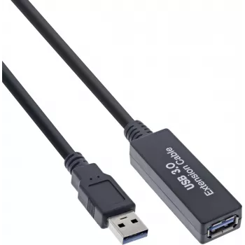 Kindermann USB 3.2 aktiv förlängningskabel 10 m (K-35655A)