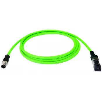 Telegärtner 100017276 Cat.6A S/FTP RJ45 patchkabel, 1 m, grön, LSZH