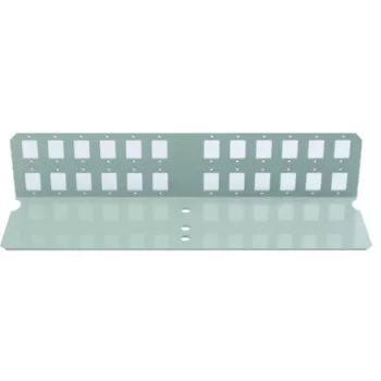 Telegärtner fiberfrontpanel för 12xSC-duplex eller ST/SC-duplex, ljusgrå H02025A0328