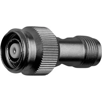Telegärtner TNC-hona till TNC reverse-kontakt koaxialadapter, 50 ohm, förnicklad mässing, guldkontaktstift J01014R0001