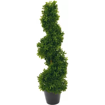 EUROPALMS spiraltrad konstväxt, 61cm, grön, svart kruka 82600009