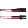 Telegärtner LC till LC multimode OM4 fiberoptisk patchkabel, 5m, violett