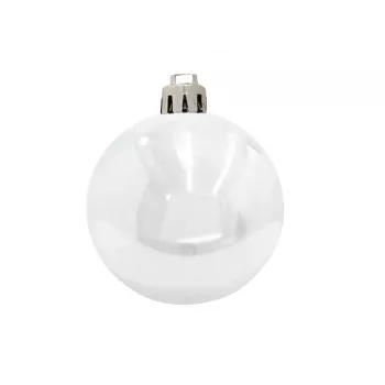 EUROPALMS dekorationskulset 7 cm, vitt, 6 st (83501254)