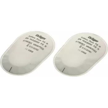 Dräger X-plore Pad P3 R bajonettpartikelfilter med hölje, 2-pack 6738011