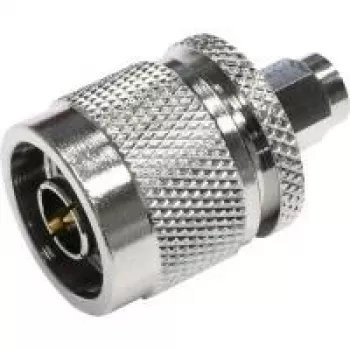 Telegärtner N-kontakt till SMA-kontakt koaxialadapter, 50 Ohm, DC-6 GHz J01027B0019