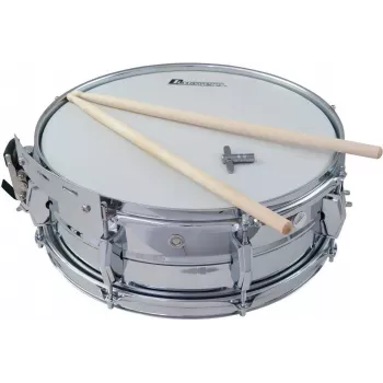 DIMAVERY SD-200 marchingvirveltrumma 13x5, vit 26015213